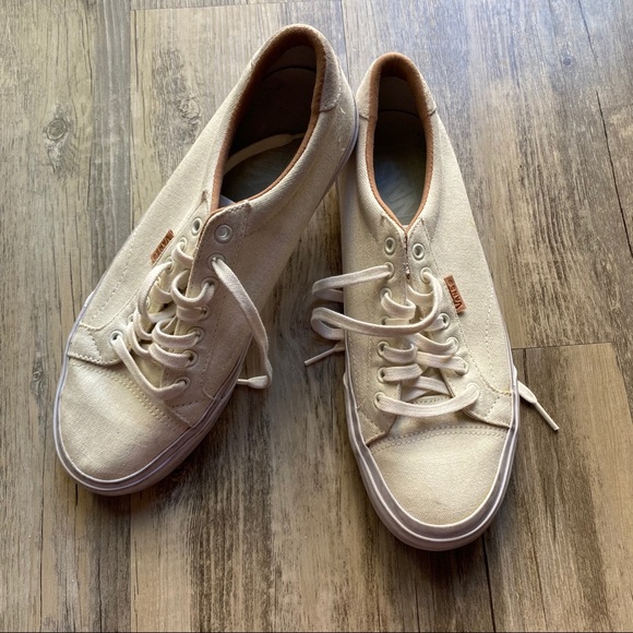Vans Other - Vans Canvas Cream Shoes